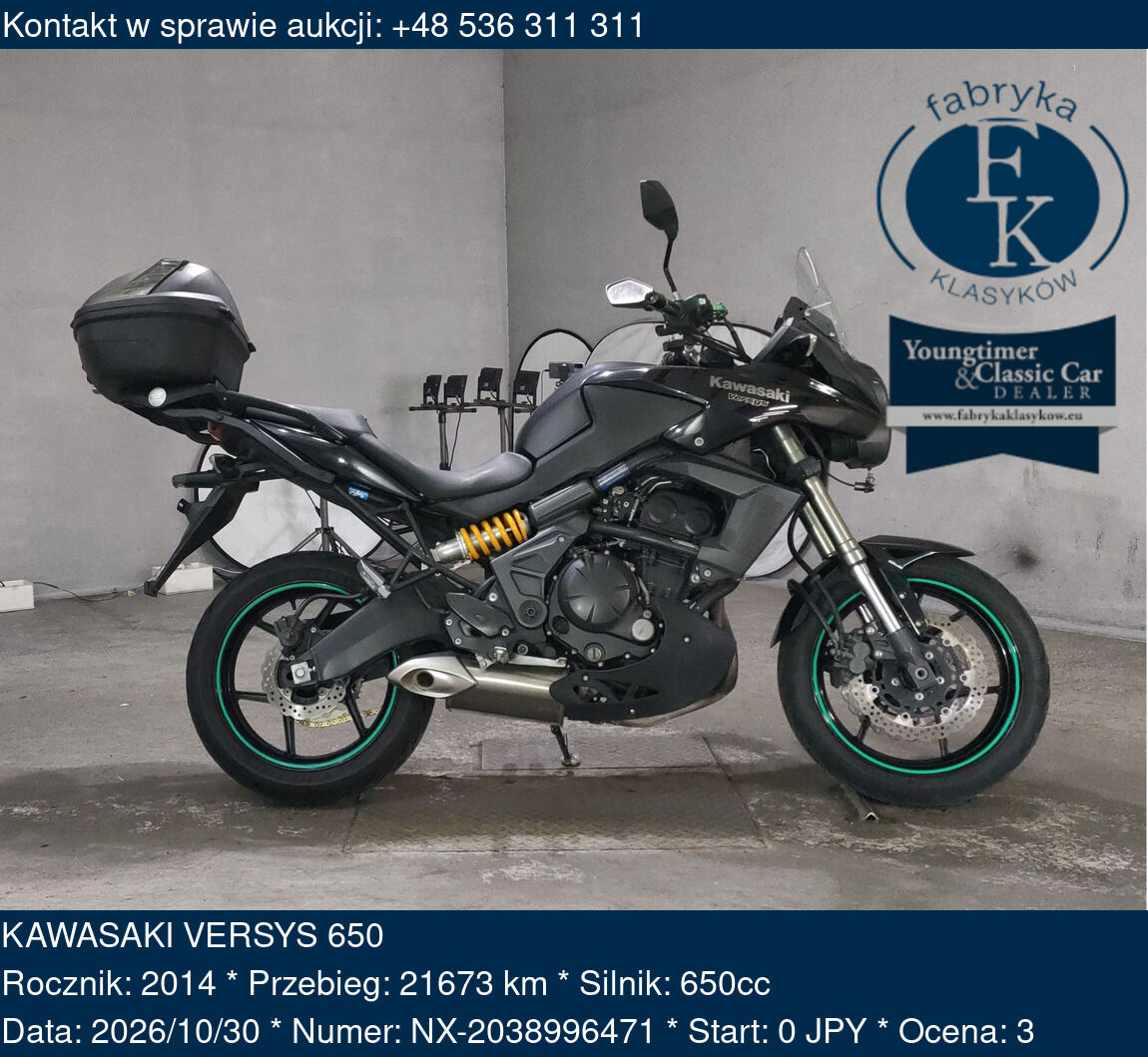 KAWASAKI VERSYS 650 2014 - zdjęcie 2