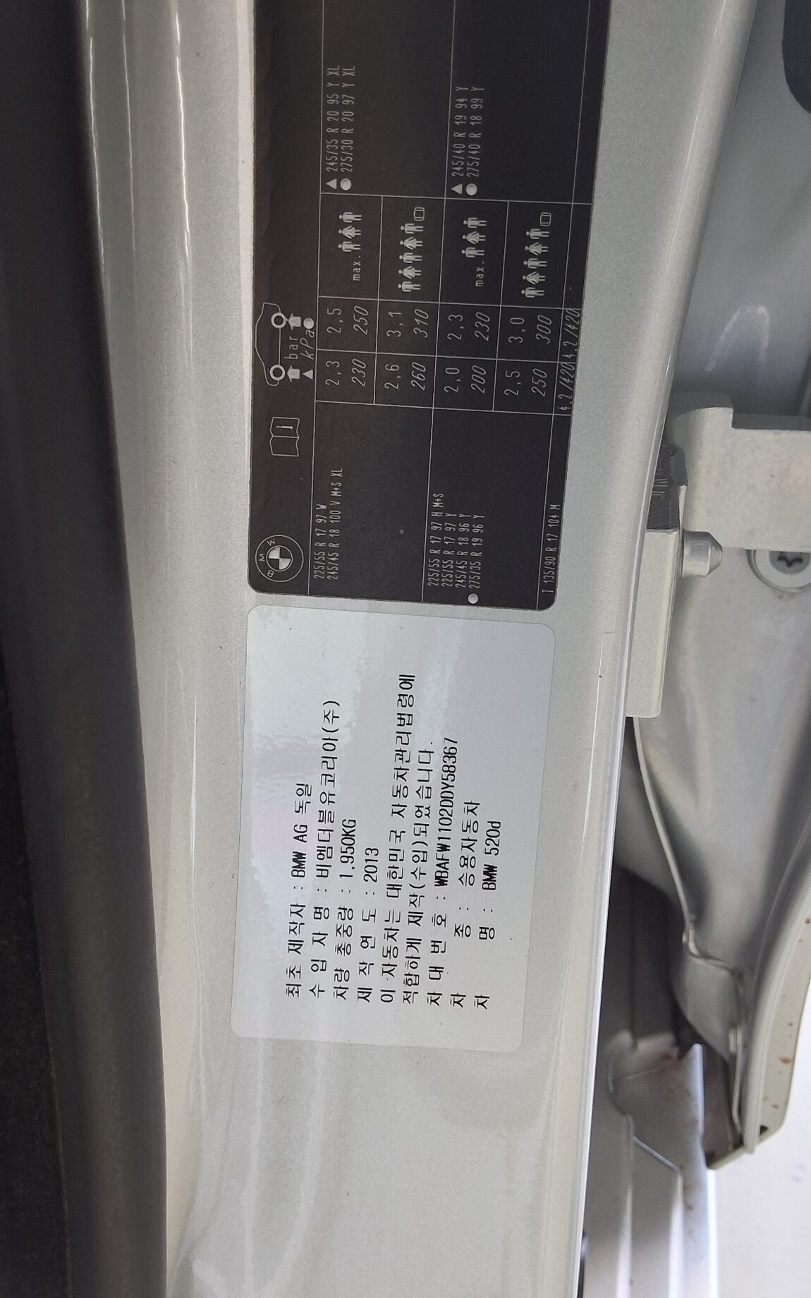 BMW 5 SERIES (6TH GEN) 520d 2013 - zdjęcie 16