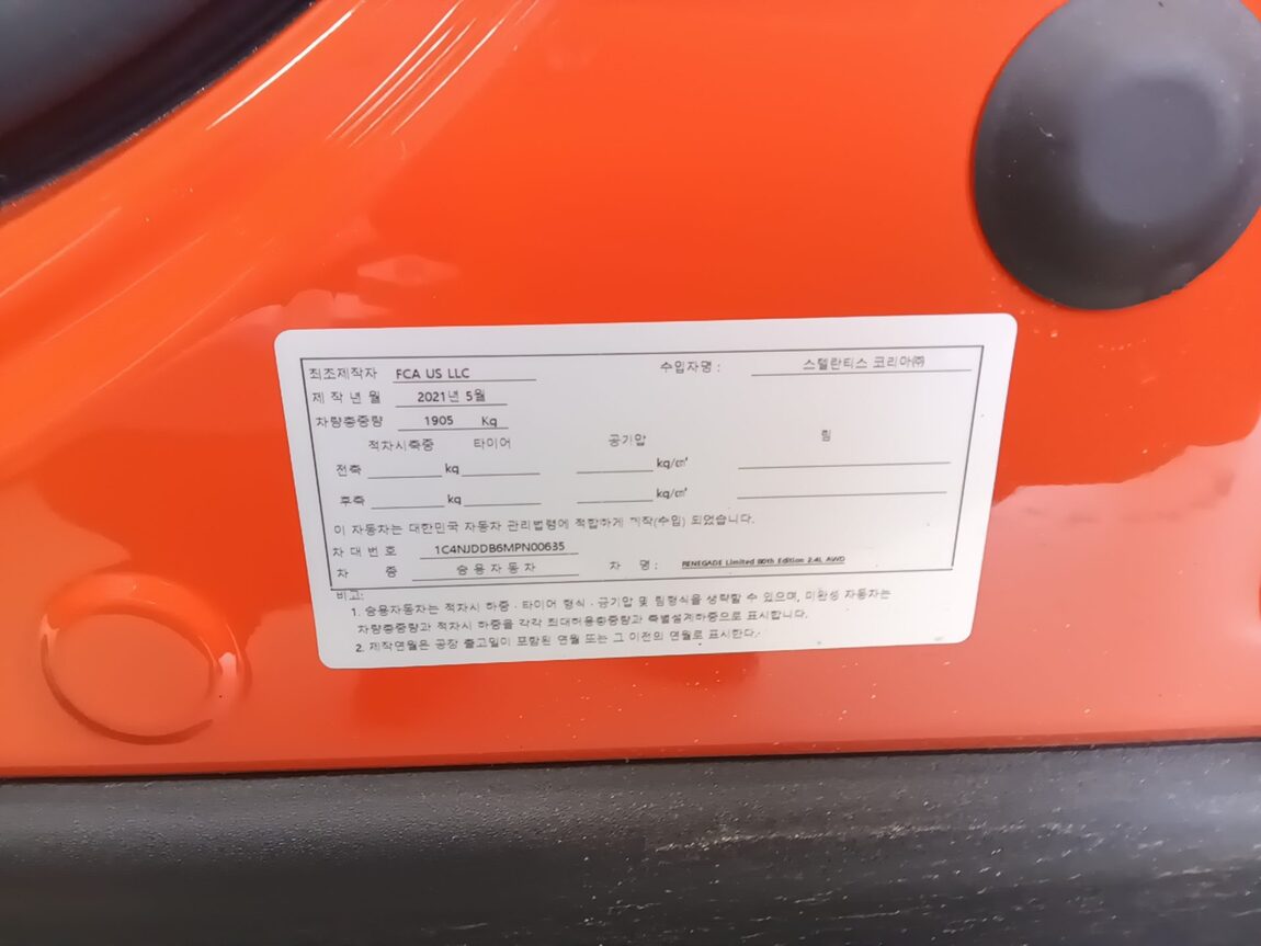 JEEP RENEGADE 2.4 GASOLINE AWD 80TH ANNIVERSARY 2021 - zdjęcie 16