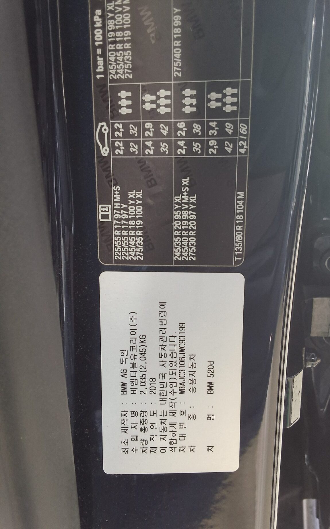 BMW 5 SERIES (7TH GEN) 520d LUXURY LINE PLUS 2018 - zdjęcie 16