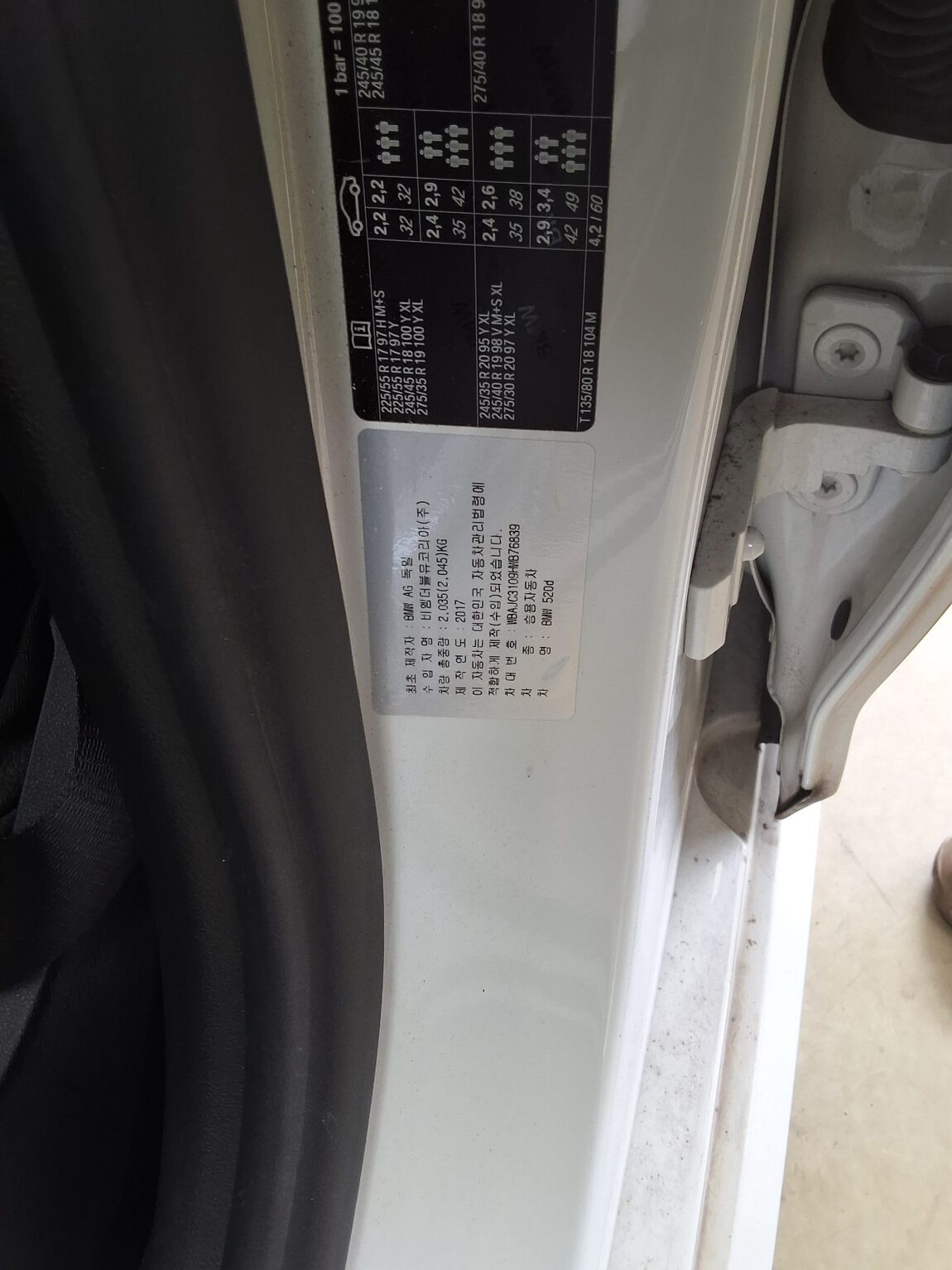 BMW 5 SERIES (7TH GEN) 520d M SPORT PACK PLUS 2017 - zdjęcie 17