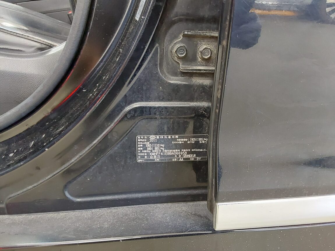 HYUNDAI GRANDEUR HG HG 300 PRIME 2011 - zdjęcie 16