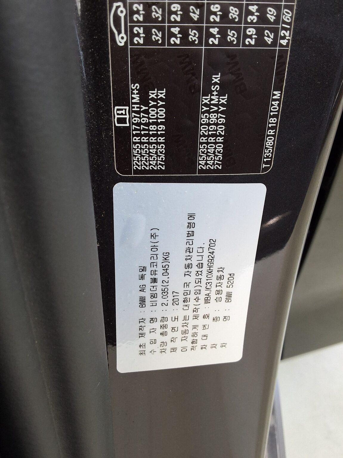 BMW 5 SERIES (7TH GEN) 520d M SPORT PACK PLUS 2017 - zdjęcie 16