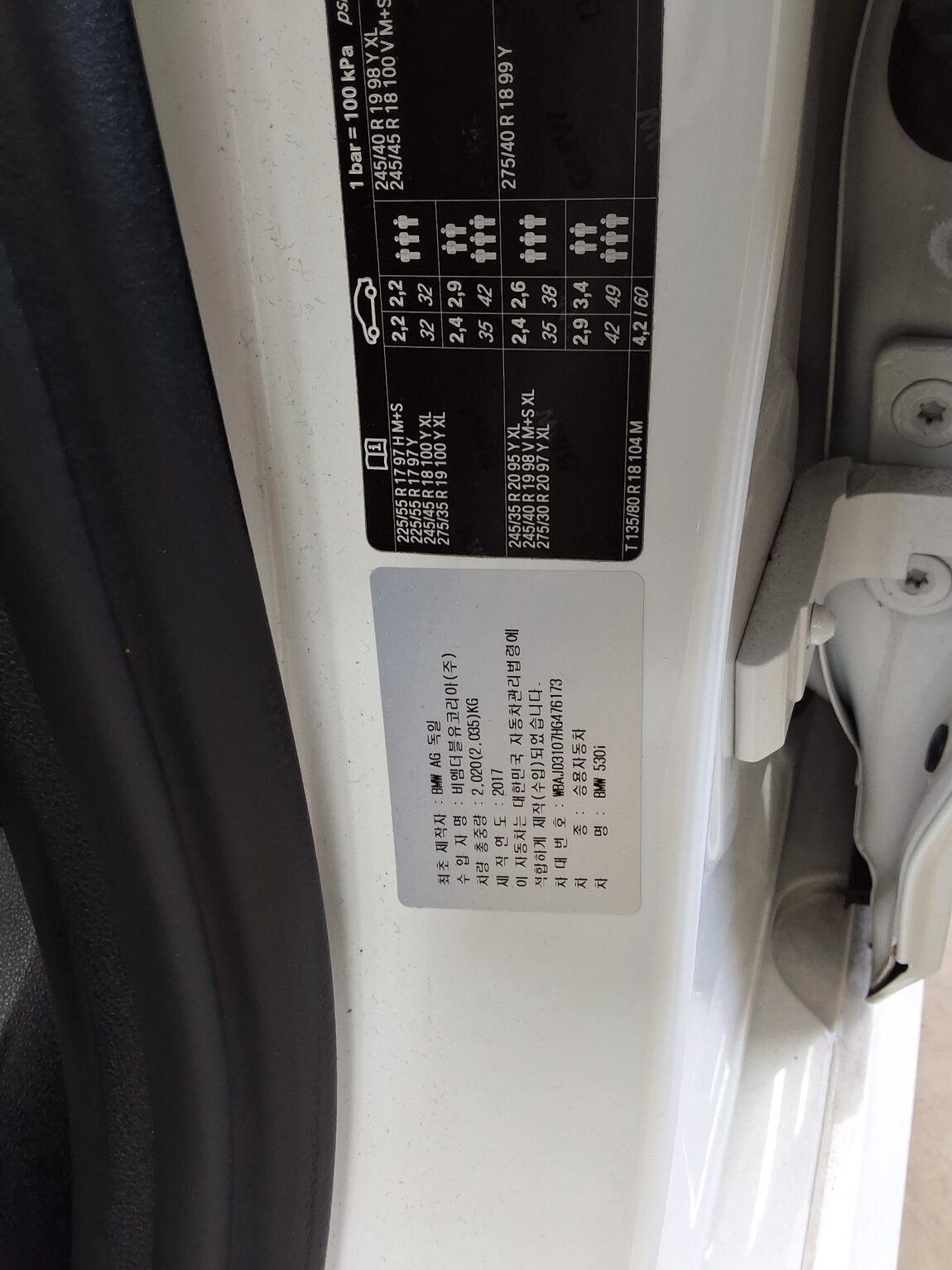 BMW 5 SERIES (7TH GEN) 530i M SPORT PACK PLUS 2017 - zdjęcie 17